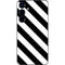 Black and White Geometric Stripes Galaxy A16 5G Skin