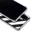 Black and White Geometric Stripes Galaxy A36 5G Clear Case