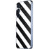 Black and White Geometric Stripes Galaxy A36 5G Skin