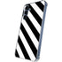 Black and White Geometric Stripes Galaxy A55 5G Clear Case