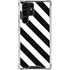 Black and White Geometric Stripes Galaxy S23 Ultra Clear Case