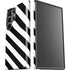 Black and White Geometric Stripes Galaxy S23 Ultra Pro Case