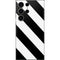 Black and White Geometric Stripes Galaxy Skins