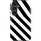 Black and White Geometric Stripes Galaxy S25 Impact Case