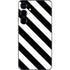 Black and White Geometric Stripes Galaxy S25 Plus Skin