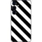 Black and White Geometric Stripes Galaxy S24 Plus Skin
