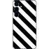 Black and White Geometric Stripes Galaxy S25 Skin