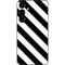 Black and White Geometric Stripes Galaxy S24 Skin
