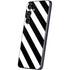 Black and White Geometric Stripes Galaxy S25 Skin