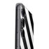 Black and White Geometric Stripes Galaxy S25 Skin