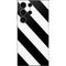 Black and White Geometric Stripes Galaxy S24 Ultra Skin