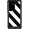 Black and White Geometric Stripes Galaxy S24 Ultra Waterproof Case