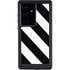 Black and White Geometric Stripes Galaxy S24 Ultra Waterproof Case