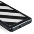 Black and White Geometric Stripes Galaxy S24 Ultra Waterproof Case