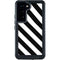 Black and White Geometric Stripes Galaxy S24 Waterproof Case