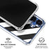Black and White Geometric Stripes Galaxy S25 Clear Case