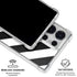 Black and White Geometric Stripes Galaxy S25 Ultra Clear Case
