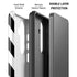 Black and White Geometric Stripes Galaxy S26 Plus Impact Case