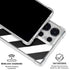 Black and White Geometric Stripes Galaxy S26 Ultra Clear Case