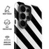 Black and White Geometric Stripes Galaxy S26 Ultra Impact Case