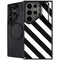 Black and White Geometric Stripes Galaxy S26 Ultra Kickstand Case