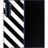 Black and White Geometric Stripes Galaxy Z Fold6 Skin