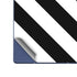 Black and White Geometric Stripes Galaxy Z Fold6 Skin