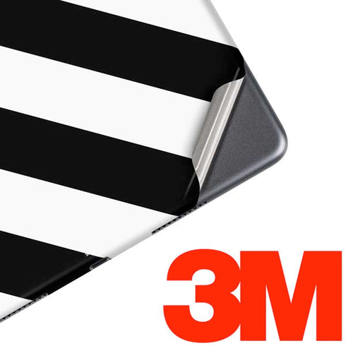Black and White Geometric Stripes iPad Skins