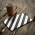 Black and White Geometric Stripes iPad Skins