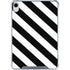 Black and White Geometric Stripes iPad 11th Gen (2025) Clear Case