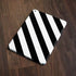 Black and White Geometric Stripes Apple iPad Skin