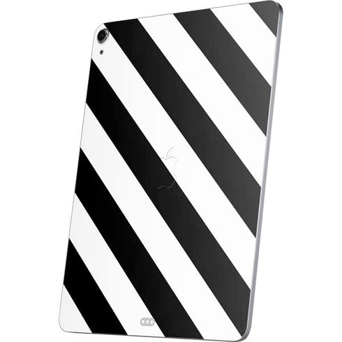 Black and White Geometric Stripes Apple iPad Air Skin
