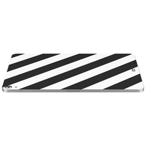 Black and White Geometric Stripes Apple iPad Air Skin