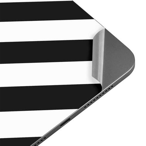 Black and White Geometric Stripes Apple iPad Mini Skin