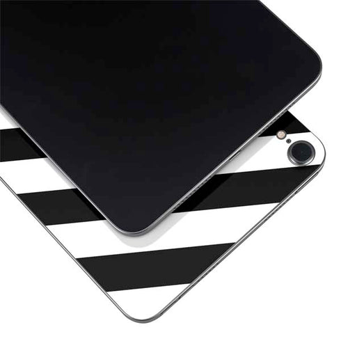 Black and White Geometric Stripes Apple iPad Mini Skin