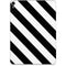 Black and White Geometric Stripes Apple iPad Pro Skin