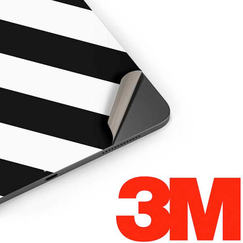 Black and White Geometric Stripes Apple iPad Pro Skin