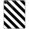 Black and White Geometric Stripes iPad Pro 11in (2024) Clear Case
