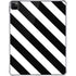 Black and White Geometric Stripes iPad Pro 11in (2024) Clear Case