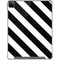 Black and White Geometric Stripes iPad Cases