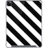 Black and White Geometric Stripes iPad Cases