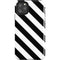 Black and White Geometric Stripes iPhone Cases