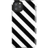 Black and White Geometric Stripes iPhone Cases