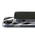 Black and White Geometric Stripes iPhone 14 MagSafe Case