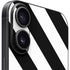Black and White Geometric Stripes iPhone 16 Plus Skin
