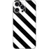 Black and White Geometric Stripes iPhone 16 Pro Max Skin