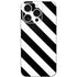 Black and White Geometric Stripes iPhone 16 Pro Skin