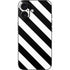 Black and White Geometric Stripes iPhone 16 Skin