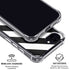 Black and White Geometric Stripes iPhone 16e Clear Case