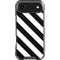 Black and White Geometric Stripes iPhone 17 Air Clear Case